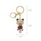 Wrapables Crystal Bling Key Chain Keyring with Tassel Car Purse Handbag Pendant